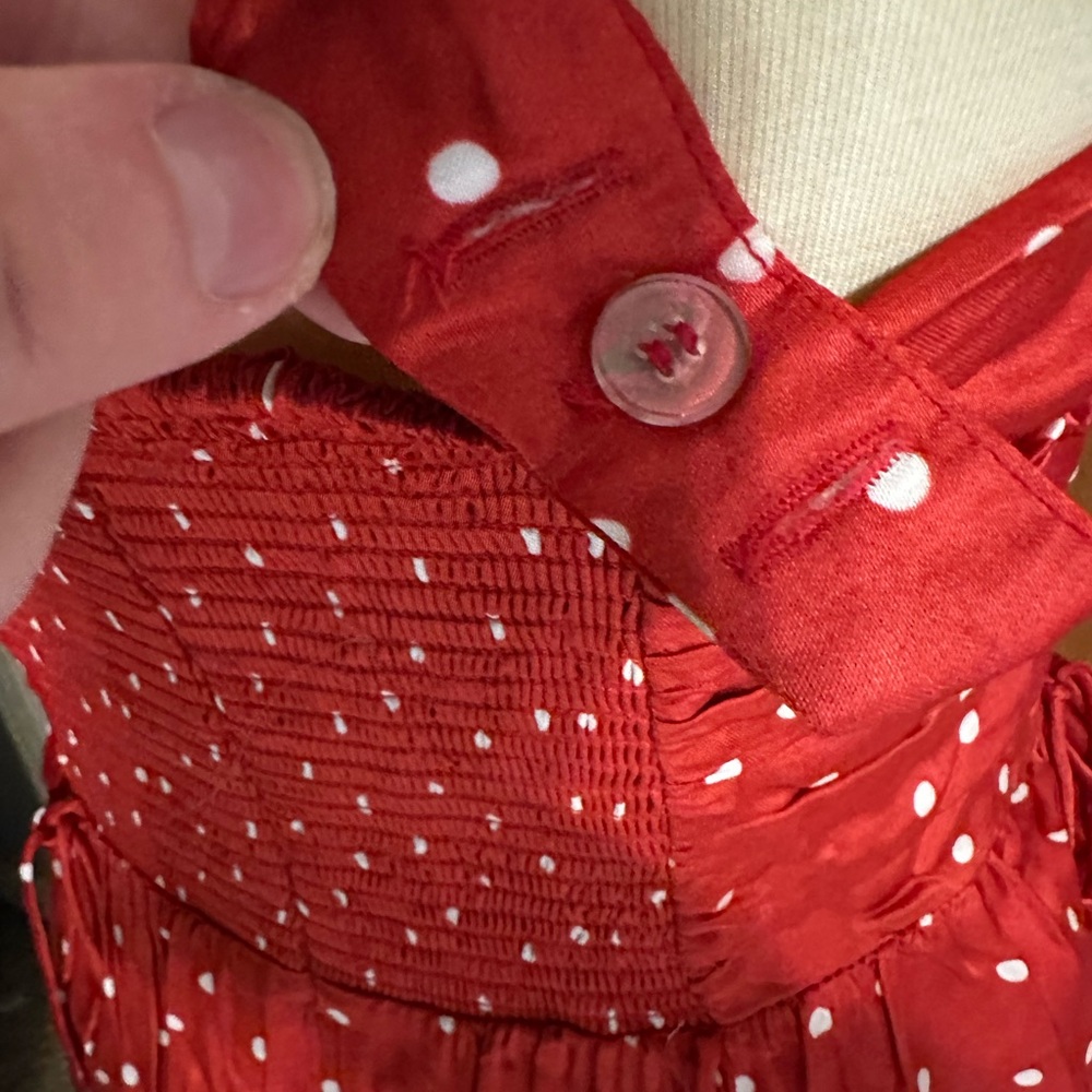 For Love And Lemons Red Ruched Sweetheart Mini Dress - Picture 6 of 15